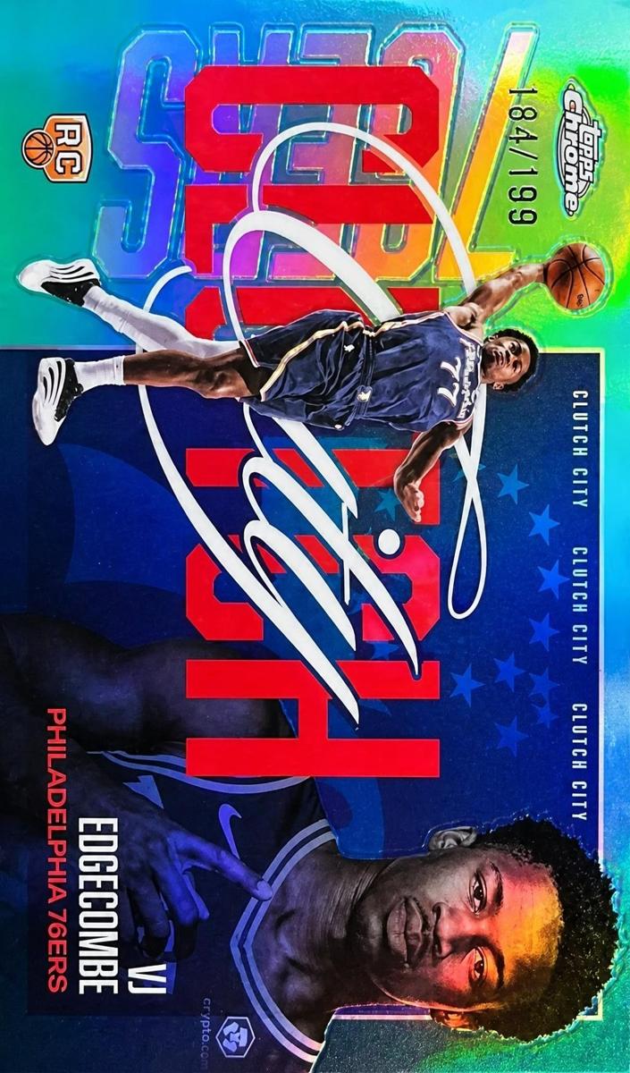 2025 VJ Edgecombe [Aqua Refractor] #YQ-3
