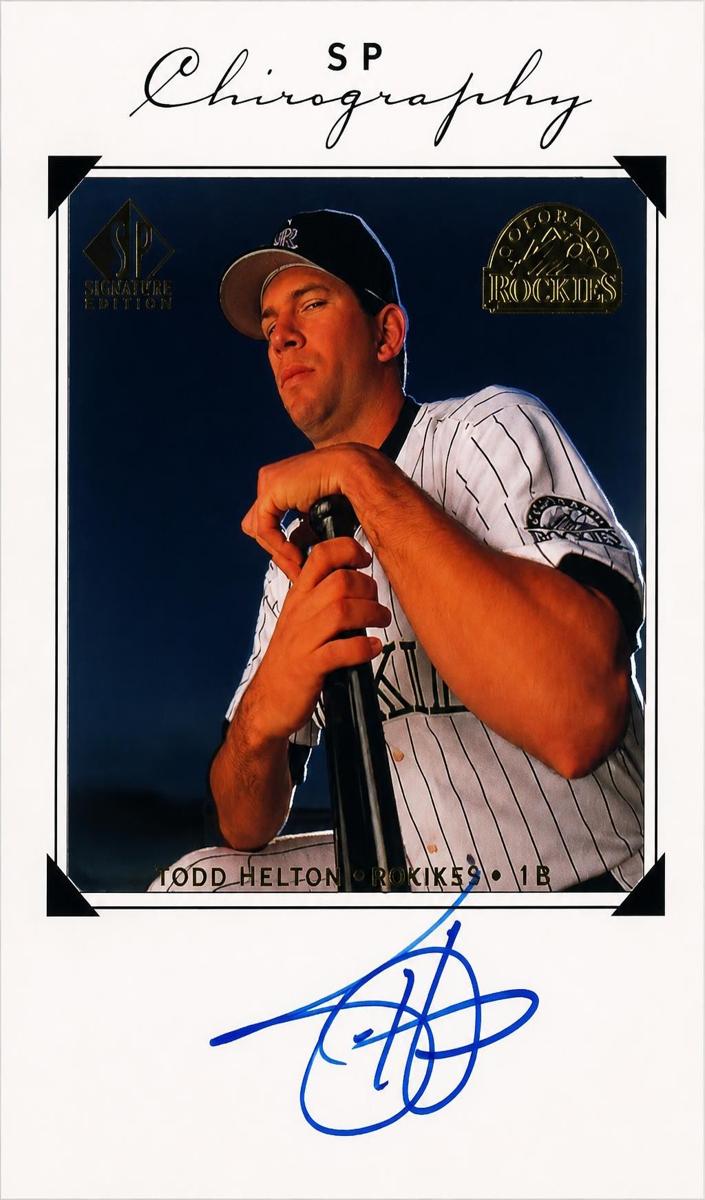 1999 Todd Helton #TH