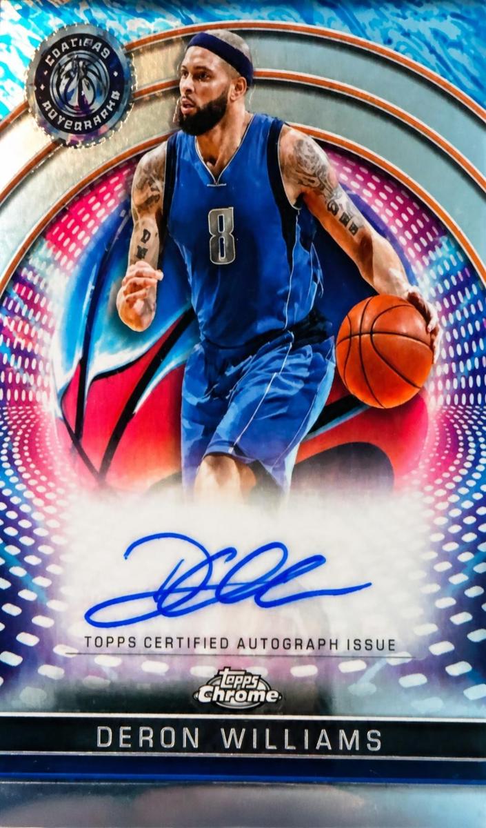 2024 Topps Chrome Deron Williams #TCAI-DWI card