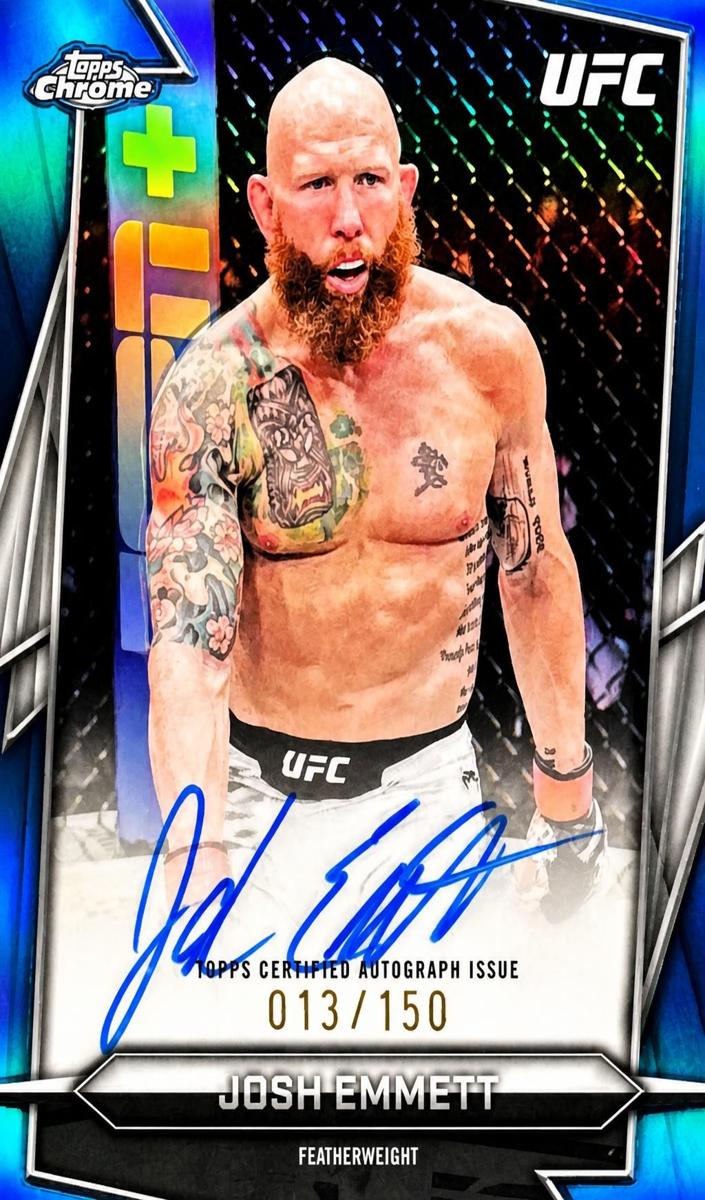 2026 Josh Emmett [Blue Refractor] #BAV-JE