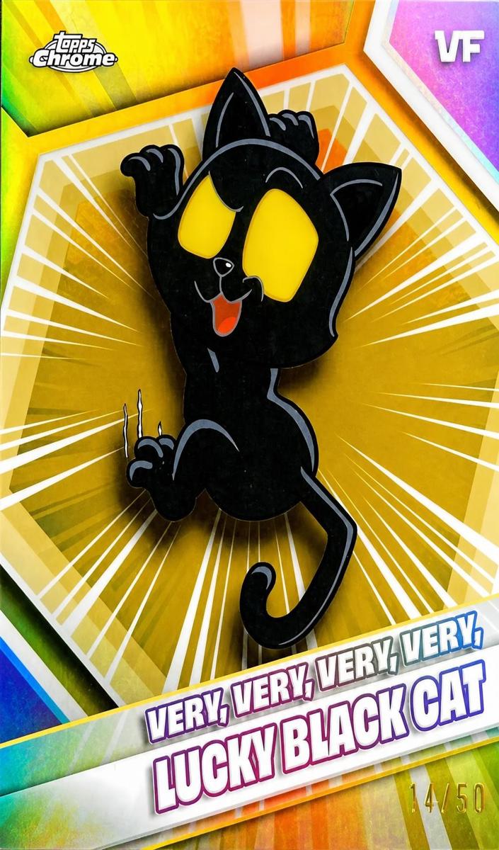 2026 Very, Very, Very, Very, Lucky Black Cat [Gold Refractor] #55