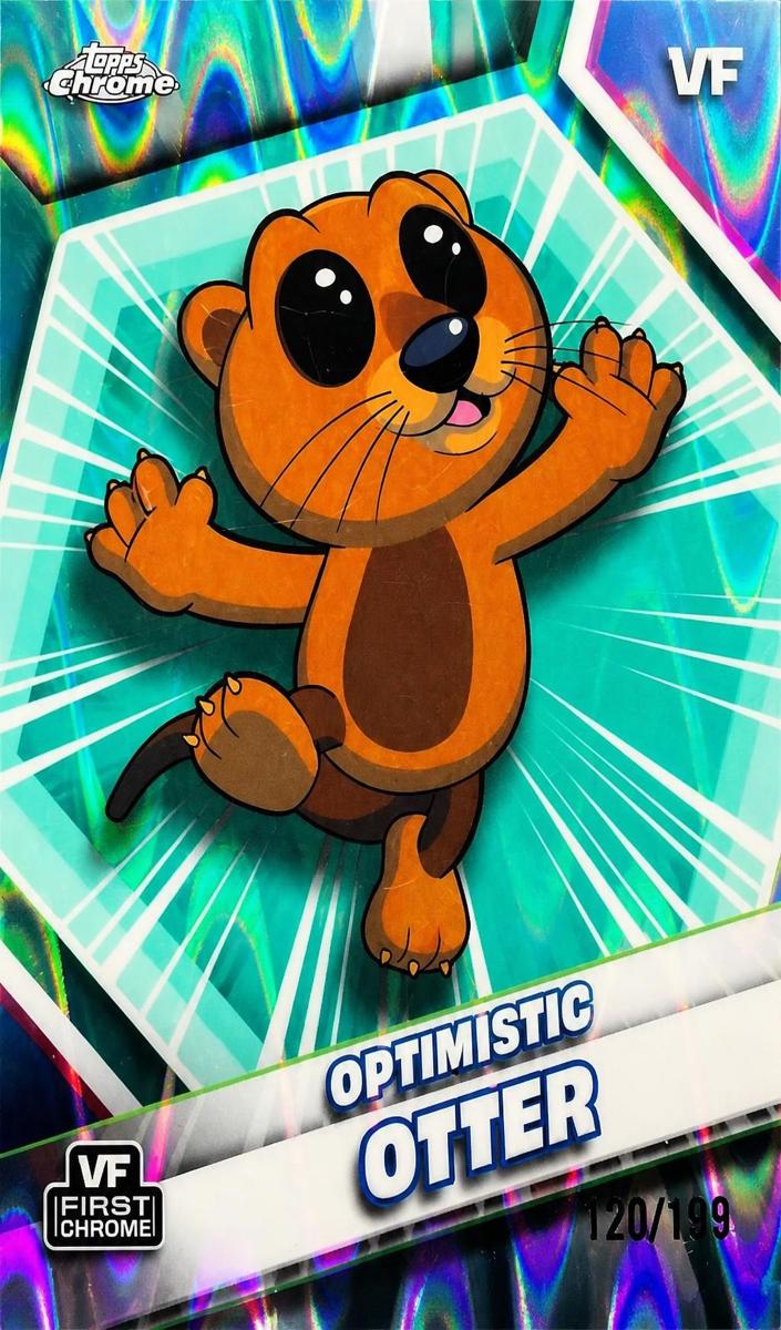 2026 Optimistic Otter [Aqua RayWave Refractor] #129