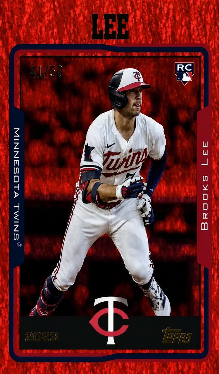 2025 Brooks Lee [Red Hot Foilboard] #259