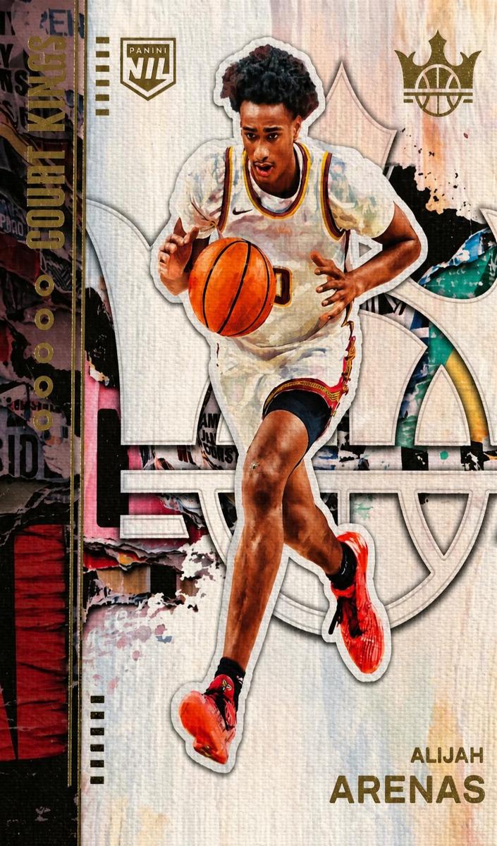 2025 Panini Court Kings Alijah Arenas #68 card