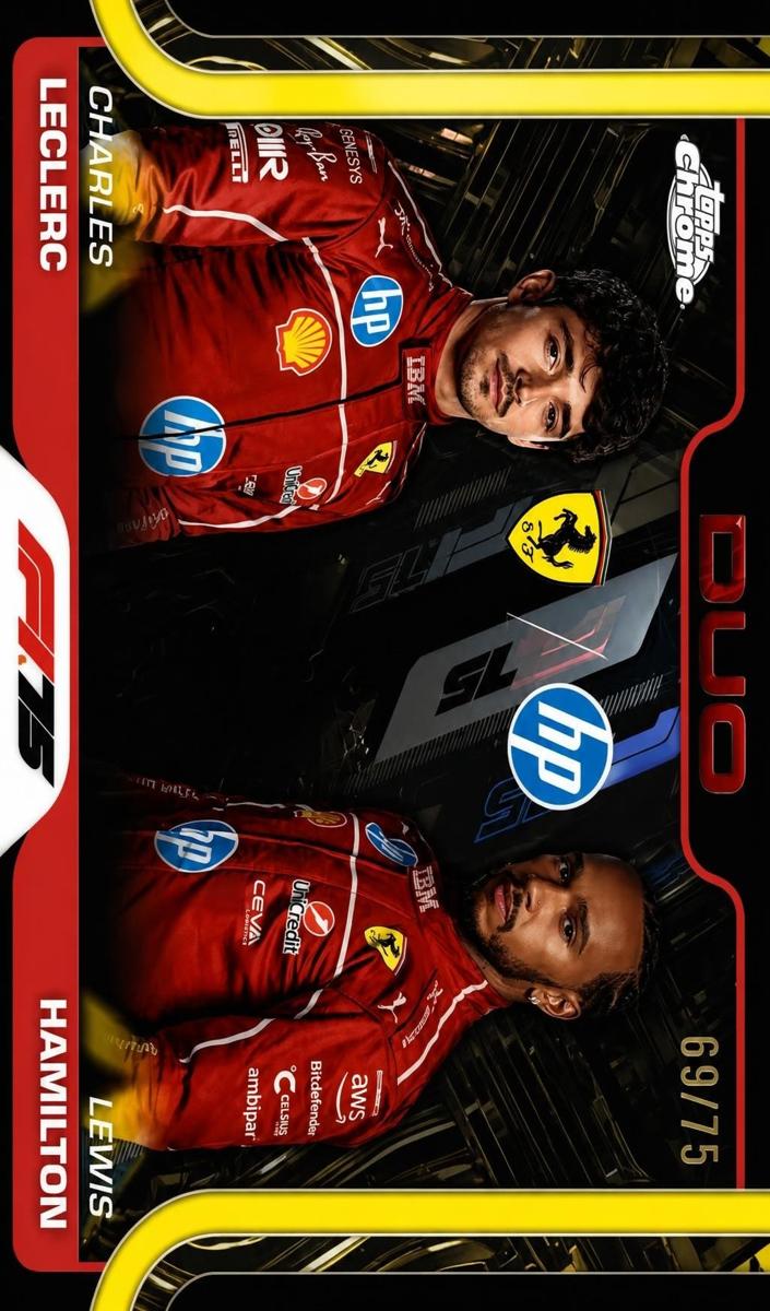 2025 Lewis Hamilton [F1 75th Anniversary Refractor] #165