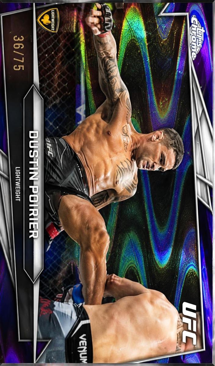 2026 Dustin Poirier [Purple RayWave Refractor] #78