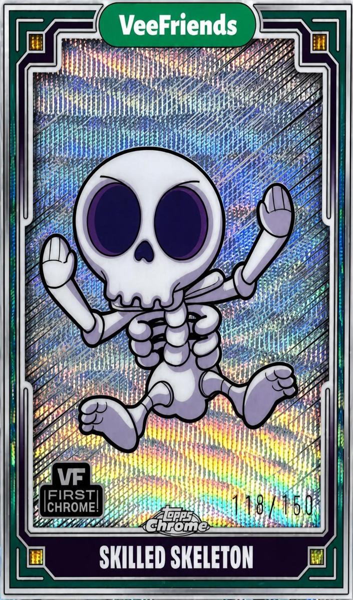 2025 Skilled Skeleton [Yellow Refractor] #29