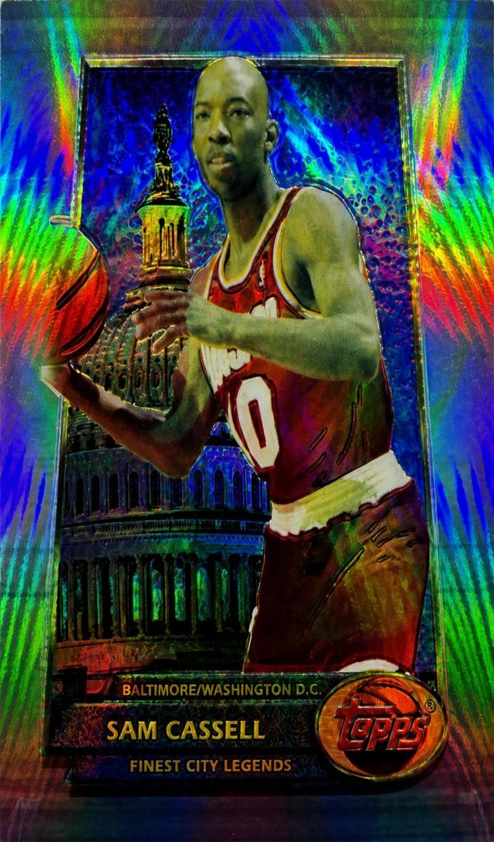 1994 Topps Finest Sam Cassell #54 card