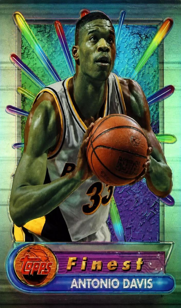 1994 Antonio Davis [Refractor with Coating] #24