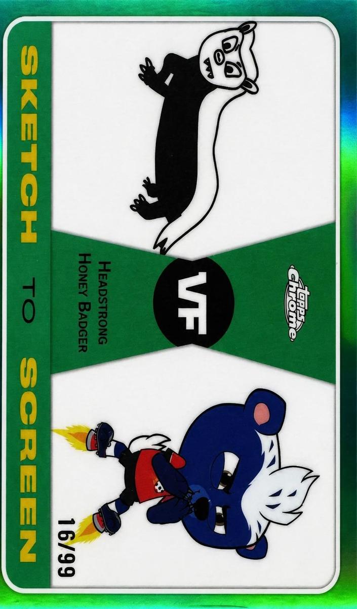 2025 Headstrong Honey Badger [Green Refractor] #SK-8