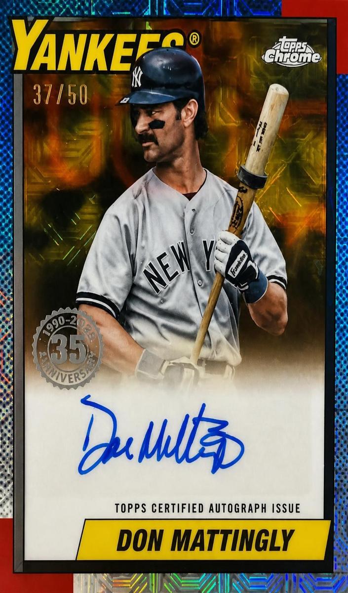 2025 Topps Don Mattingly #90CA-DM card