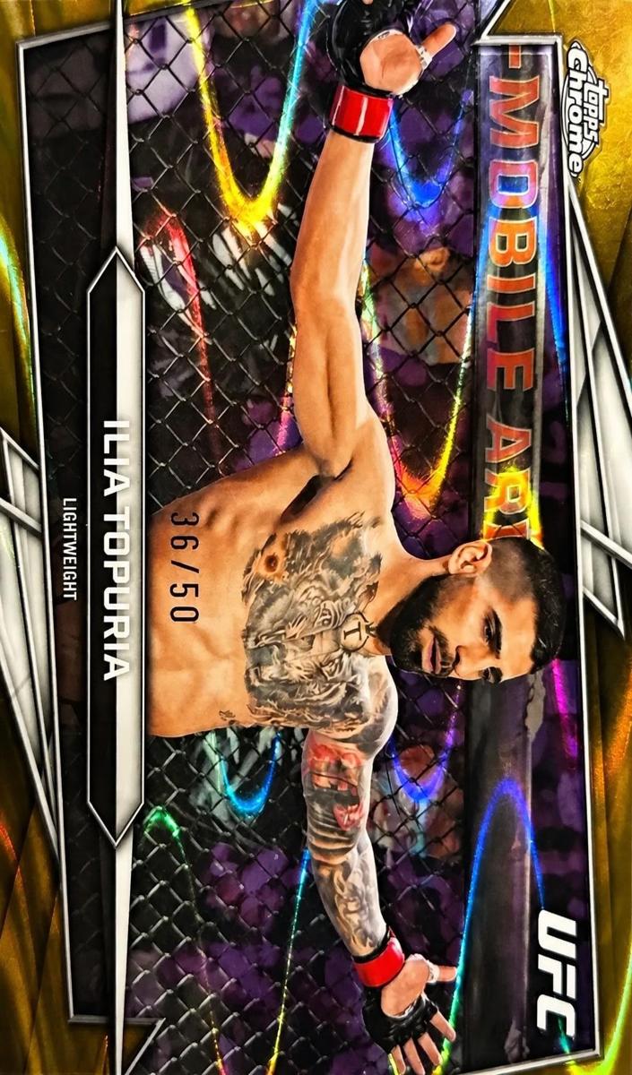 2026 Ilia Topuria [Gold RayWave Refractor] #1