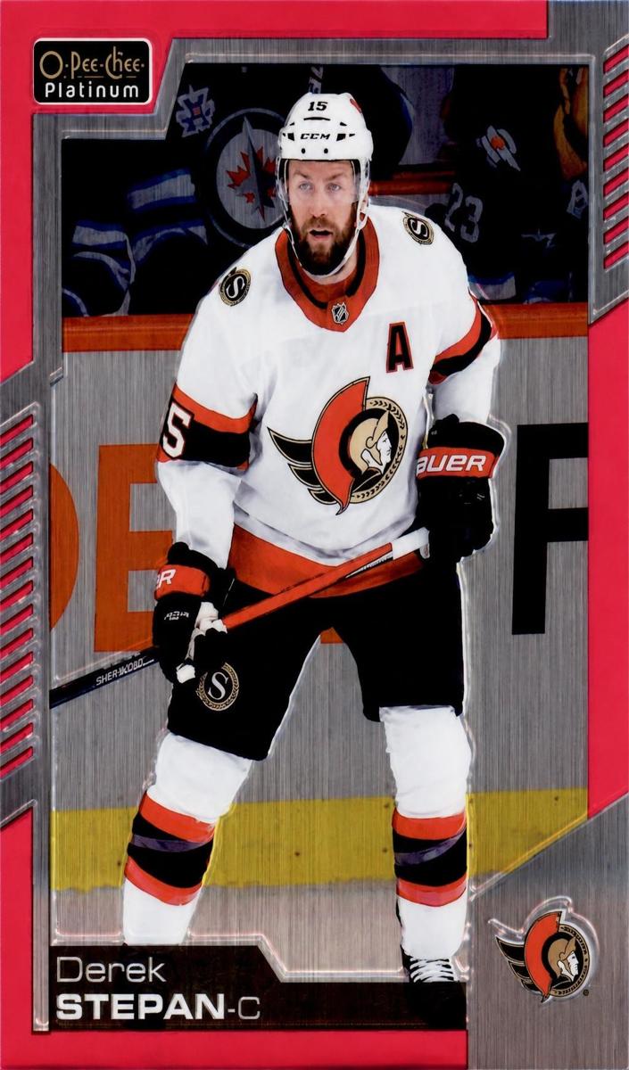 2020 O-Pee-Chee Platinum Derek Stepan #33 card