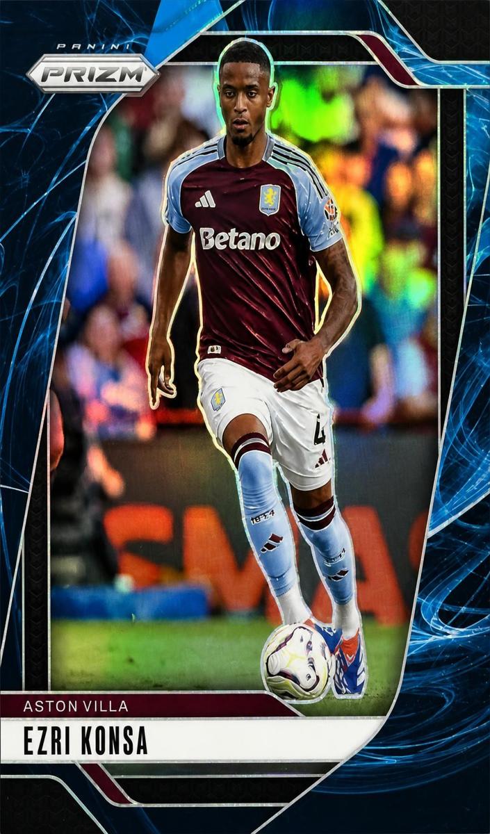 2024 Panini Prizm Premier League Ezri Konsa [Genesis] #62 card