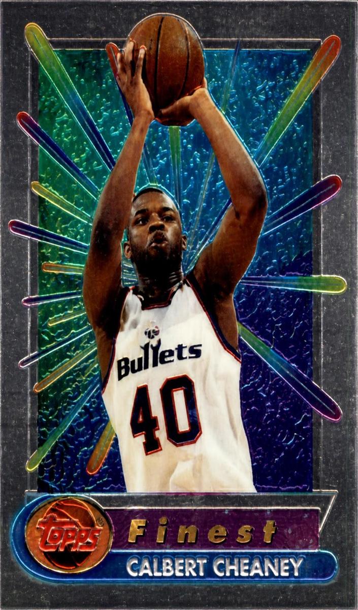 1994 Topps Finest Calbert Cheaney #261 card