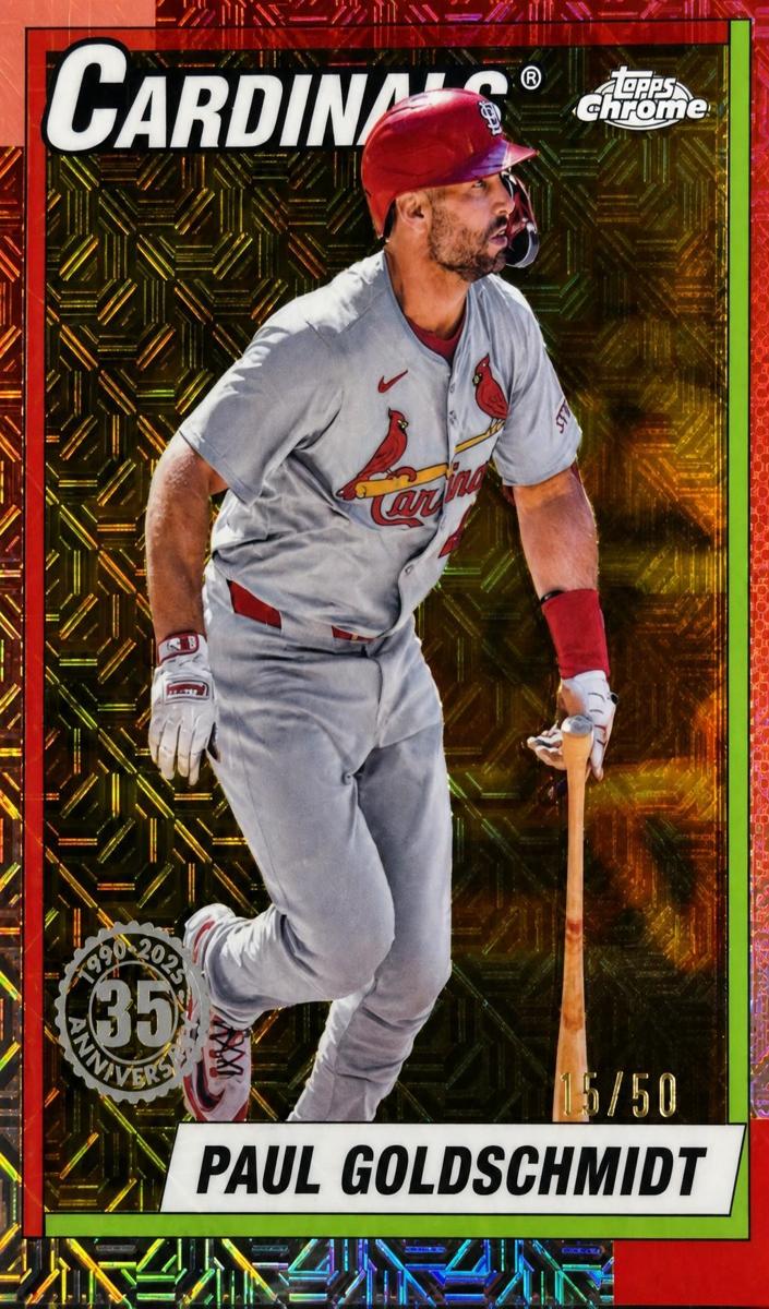 2025 Topps Paul Goldschmidt [Gold] #T90C-84 card