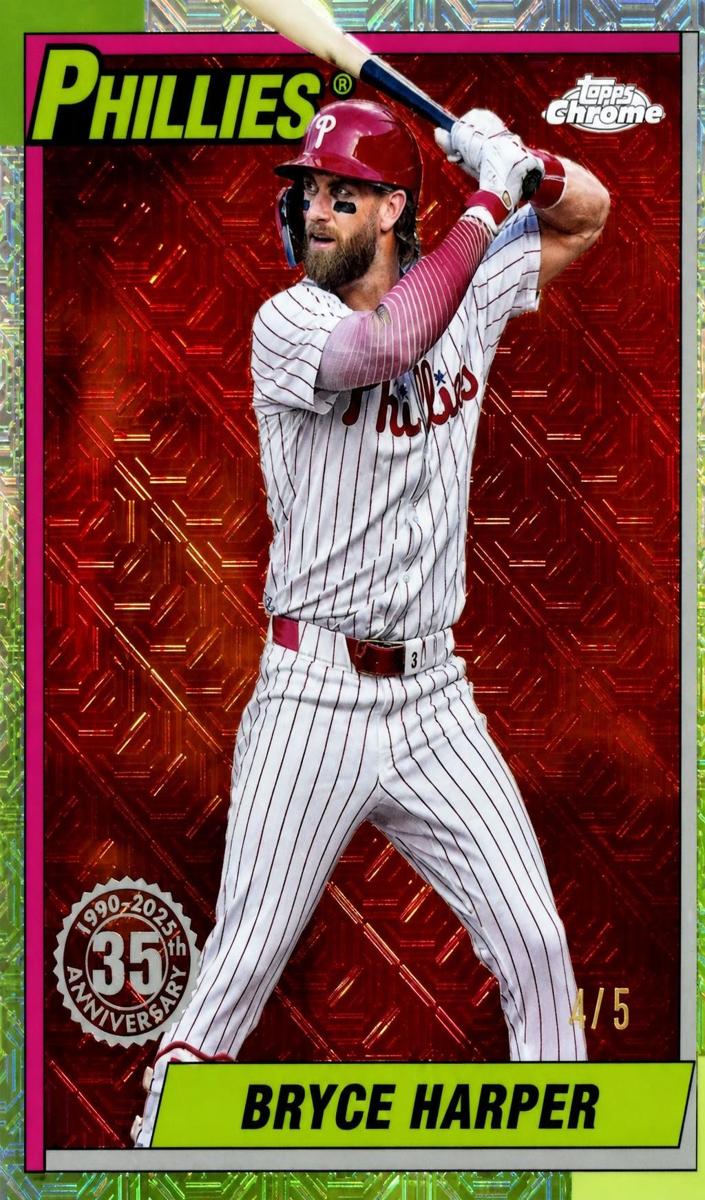 2025 Topps Bryce Harper [Red] #T90C-14 card