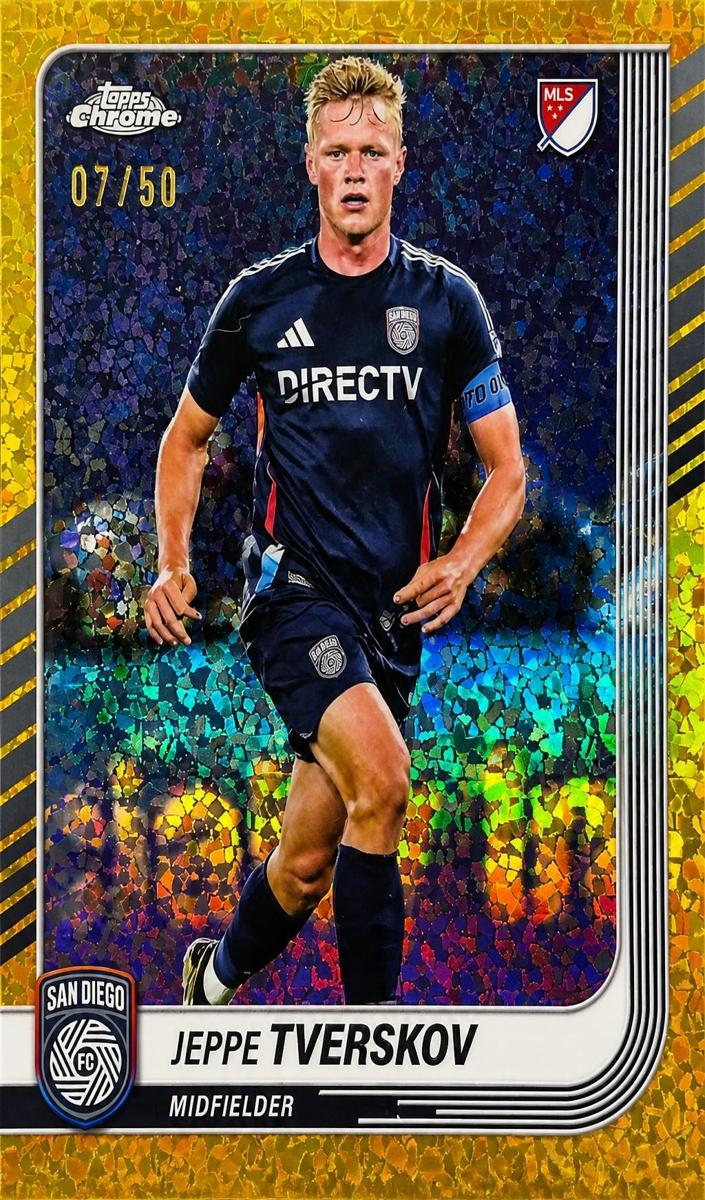 2025 Jeppe Tverskov [Gold Mini-Diamonds Refractor] #18