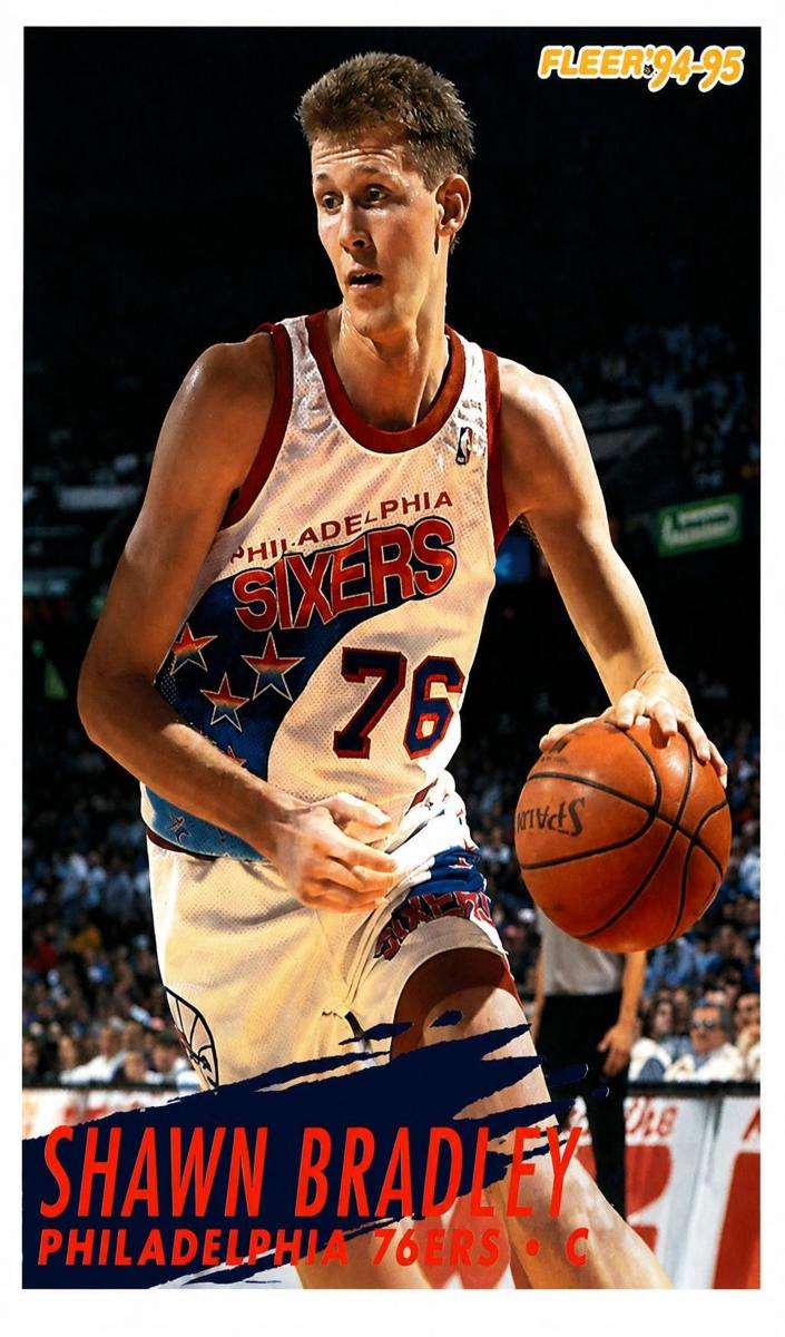 1994 Fleer Shawn Bradley #166 card