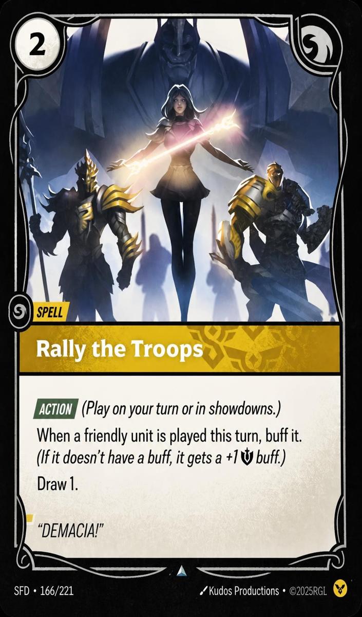 2026 Rally the Troops [Foil] #166