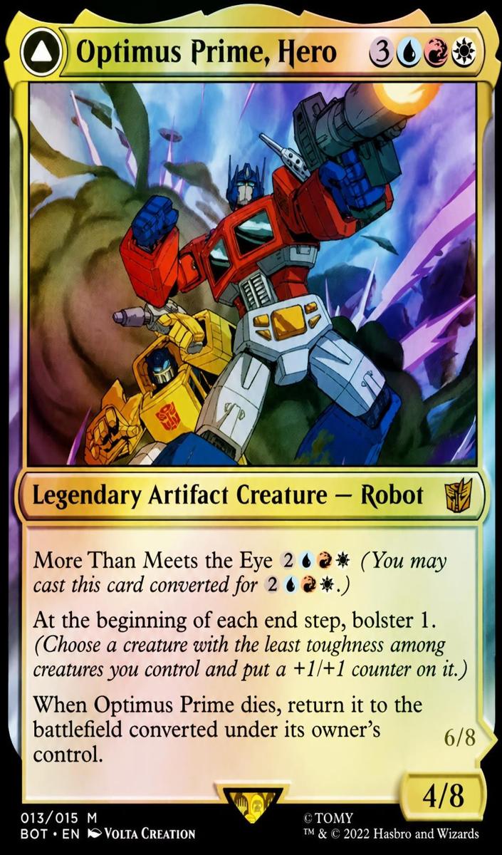 2022 Optimus Prime, Hero [Foil] #13