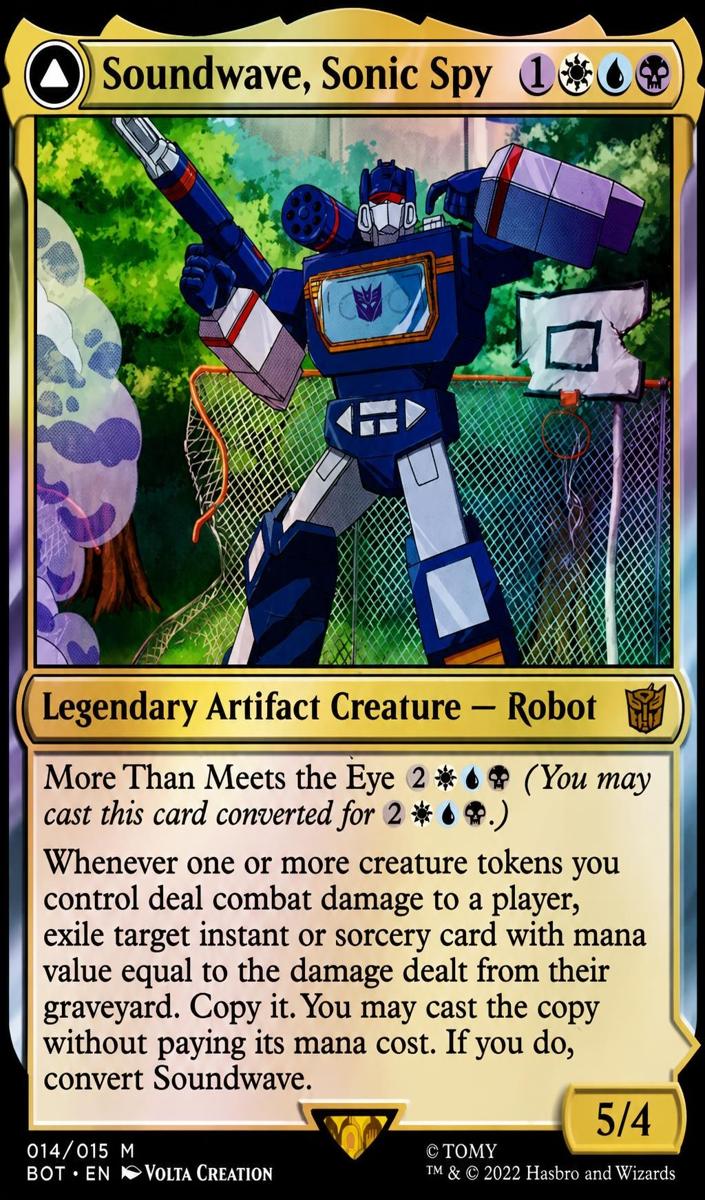 2022 Soundwave, Sonic Spy [Foil] #14