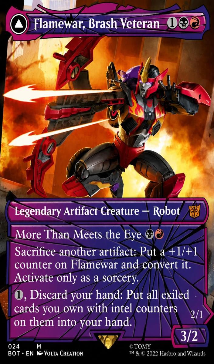 2022 Flamewar, Brash Veteran [Foil] #24