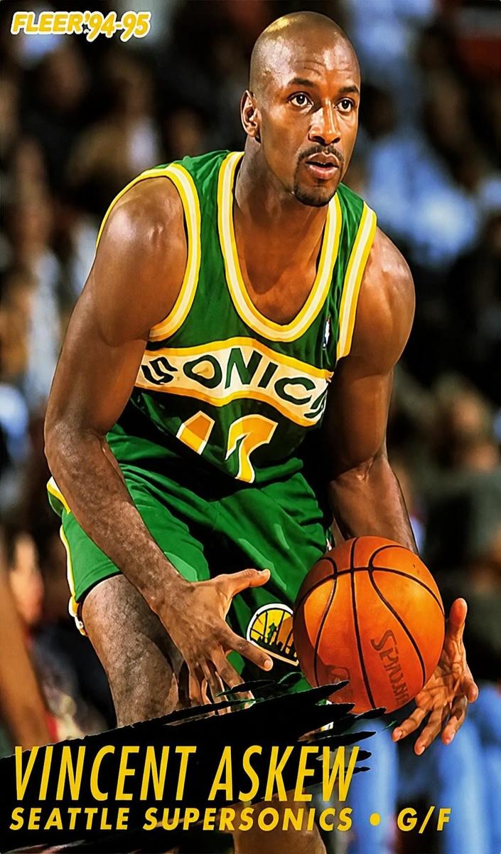 1994 Fleer Vincent Askew #210 card