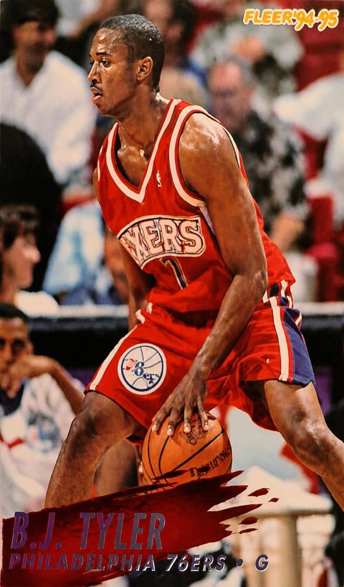 1994 Fleer B.J. Tyler #345 card
