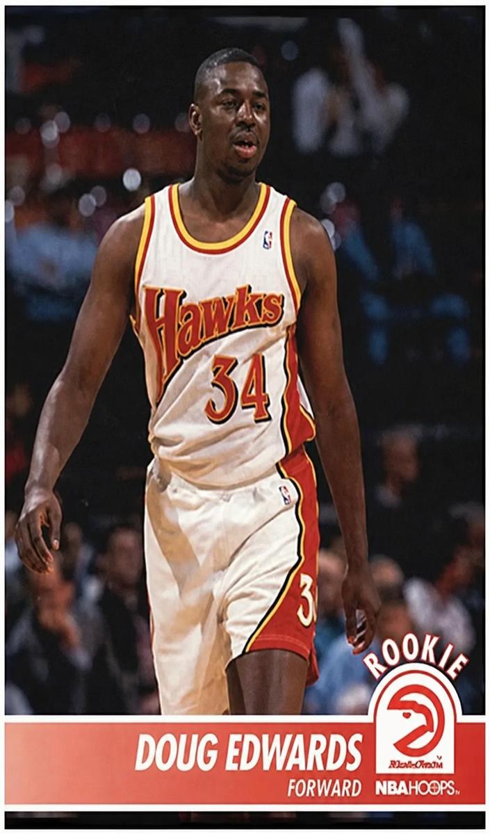 1994 Hoops Doug Edwards #3 card