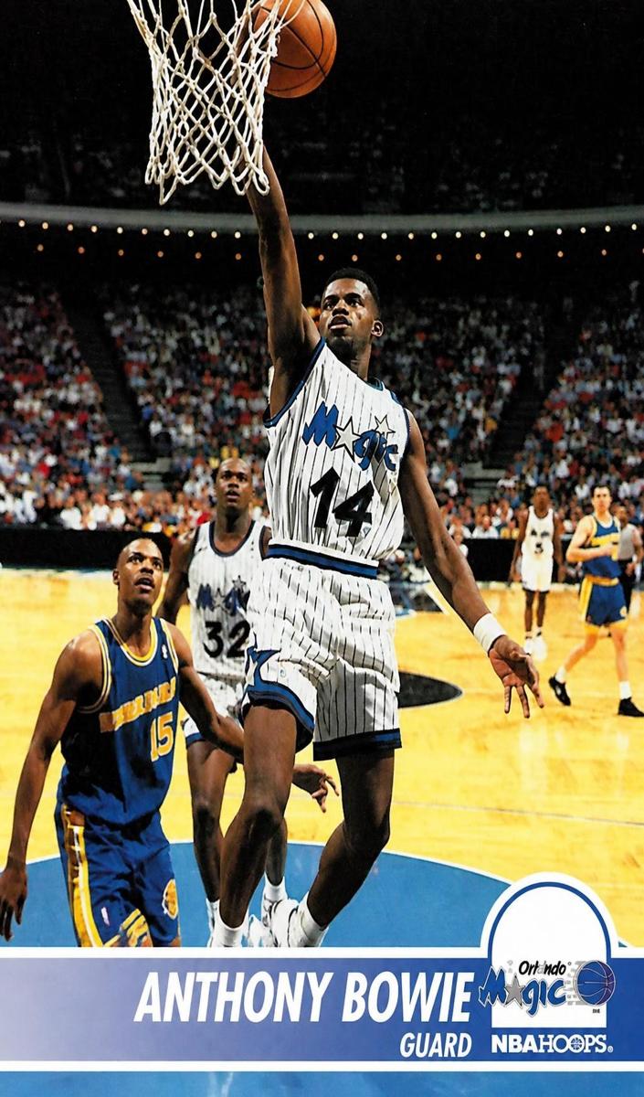 1994 Hoops Anthony Bowie #150 card