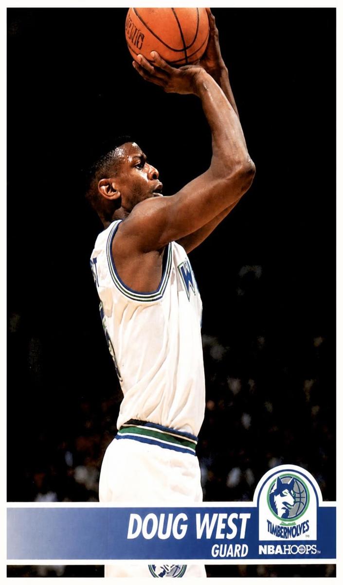 1994 Hoops Doug West #128 card