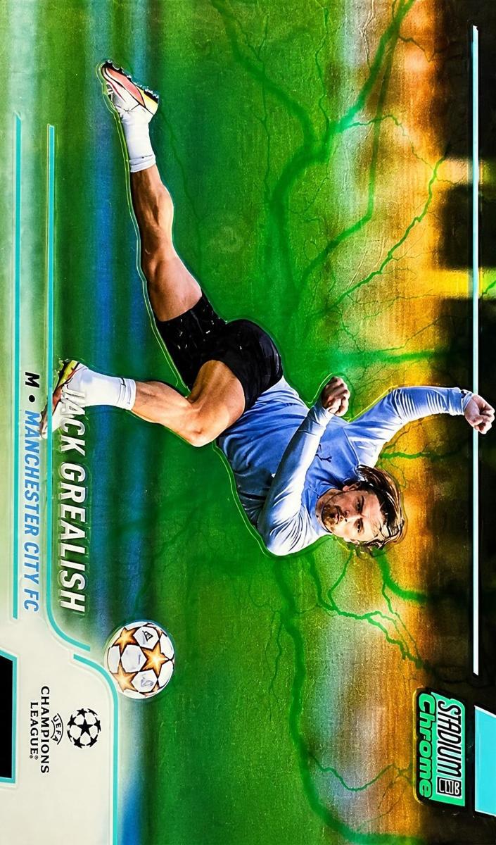 2021 Topps Stadium Club Chrome UEFA Champions League Jack Grealish #40 card