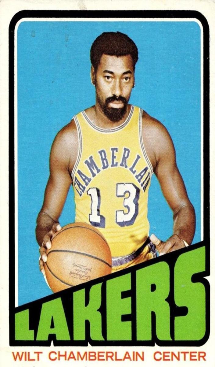 1972 Comspec Wilt Chamberlain card