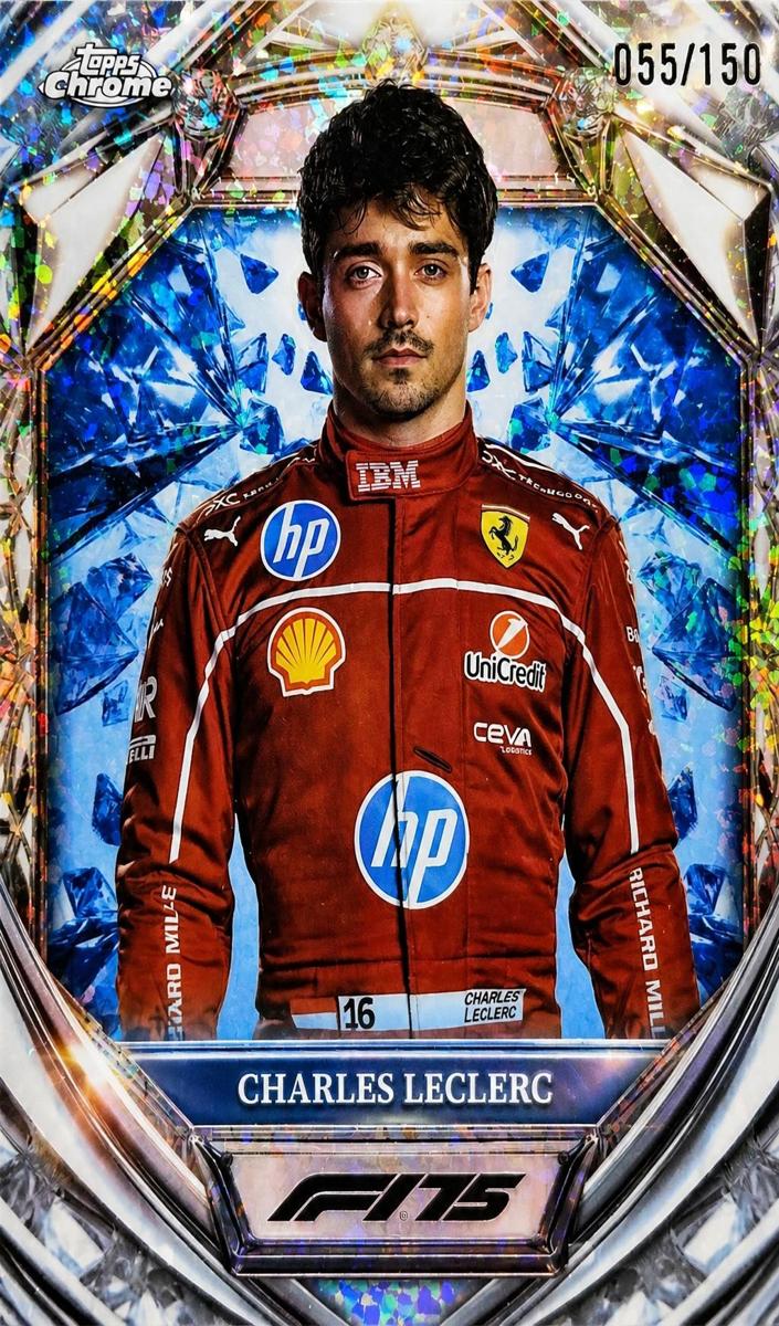 2025 Charles Leclerc [Blue Mini-Diamond Refractor] #D75-3