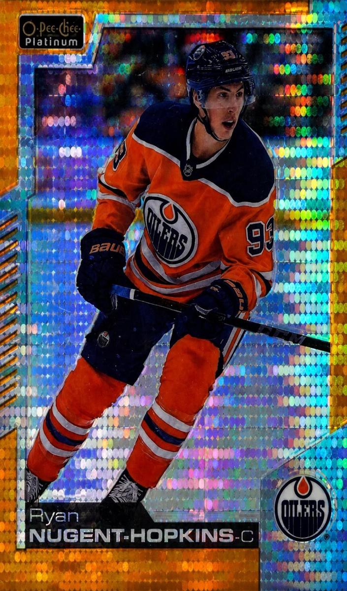 2020 O-Pee-Chee Platinum Ryan Nugent-Hopkins [Seismic Gold] #136 card