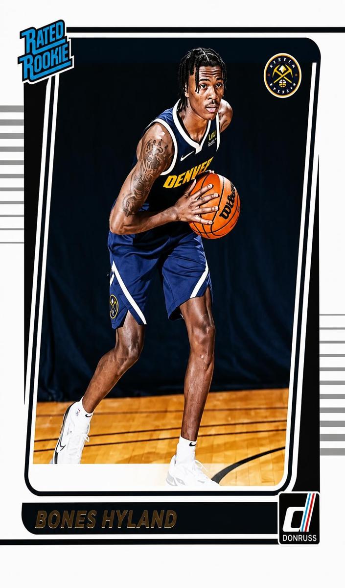 2021 Panini Donruss Bones Hyland #244 card