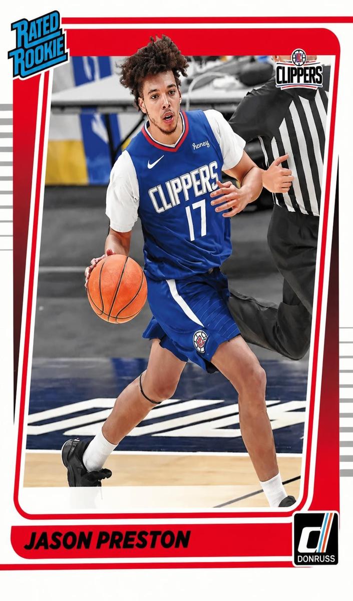 2021 Panini Donruss Jason Preston #210 card