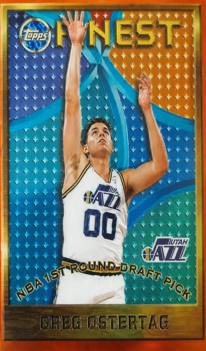 1995 Topps Finest Greg Ostertag #138 card