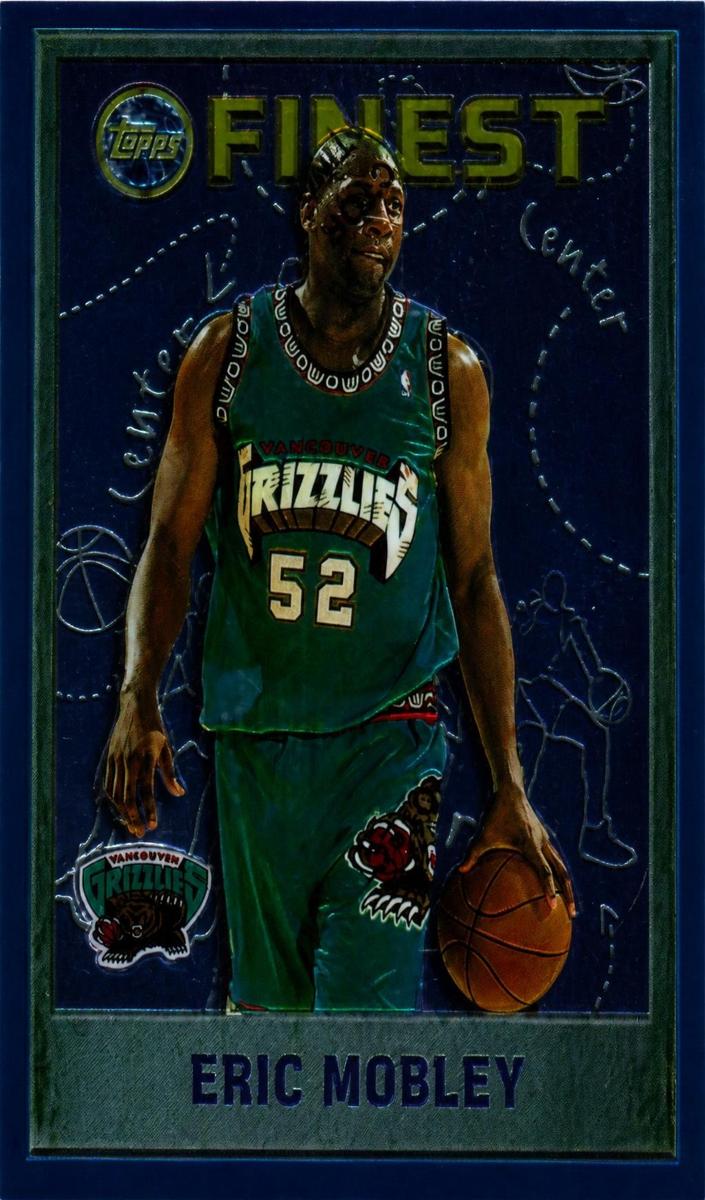1995 Topps Finest Eric Mobley #142 card