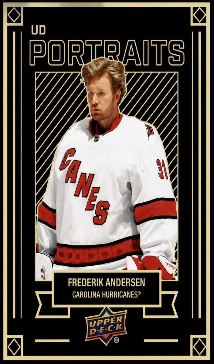 2022 Upper Deck Frederik Andersen #P-1 card
