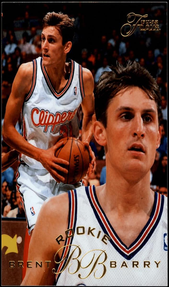 1995 Flair Brent Barry #200 card