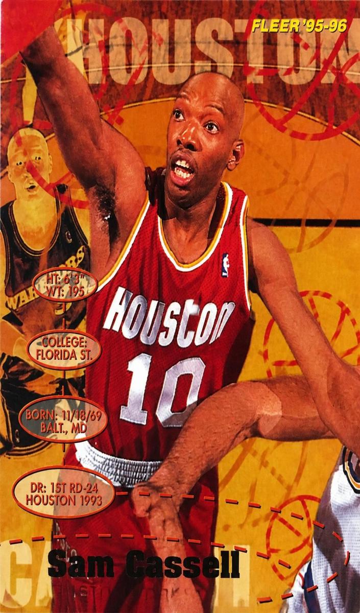 1995 Fleer Sam Cassell #65 card
