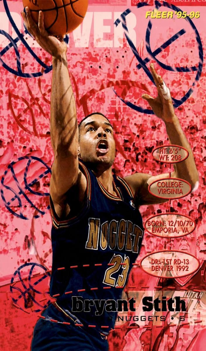 1995 Fleer Bryant Stith #48 card