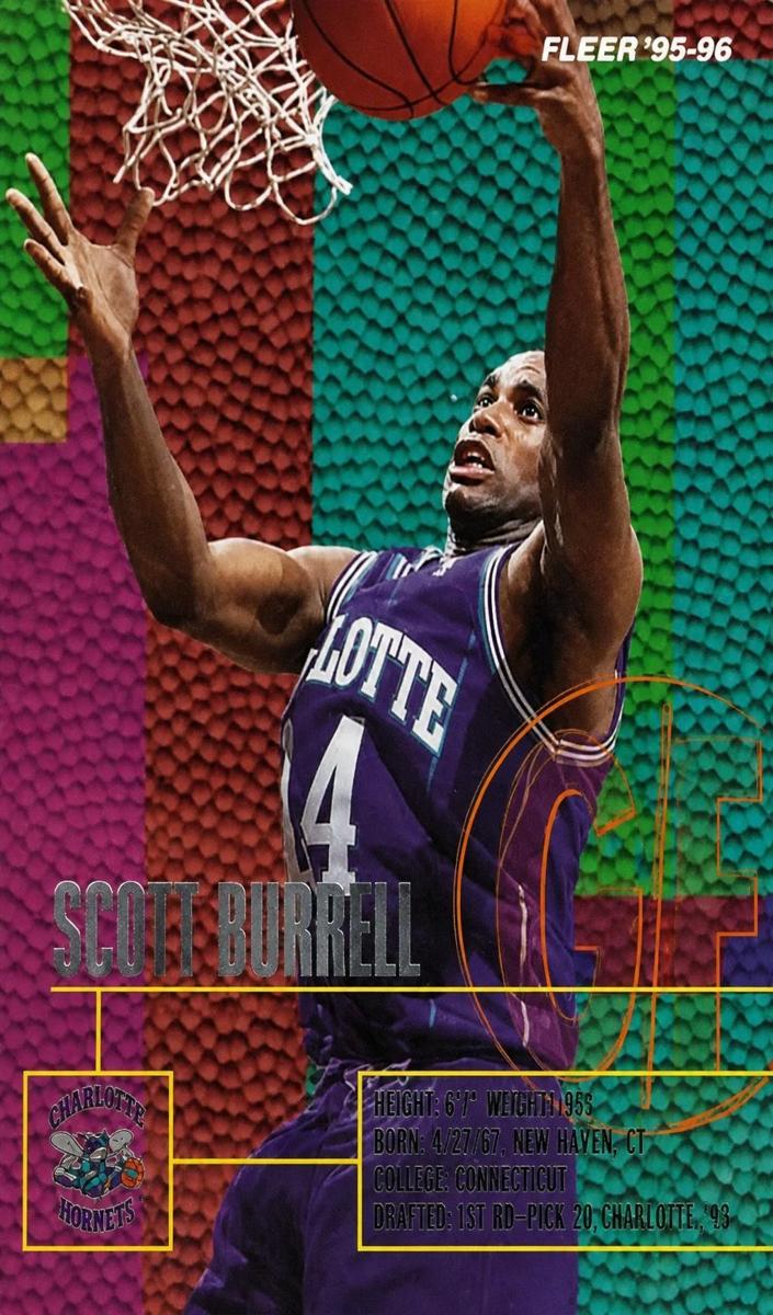 1995 Fleer Scott Burrell #15 card