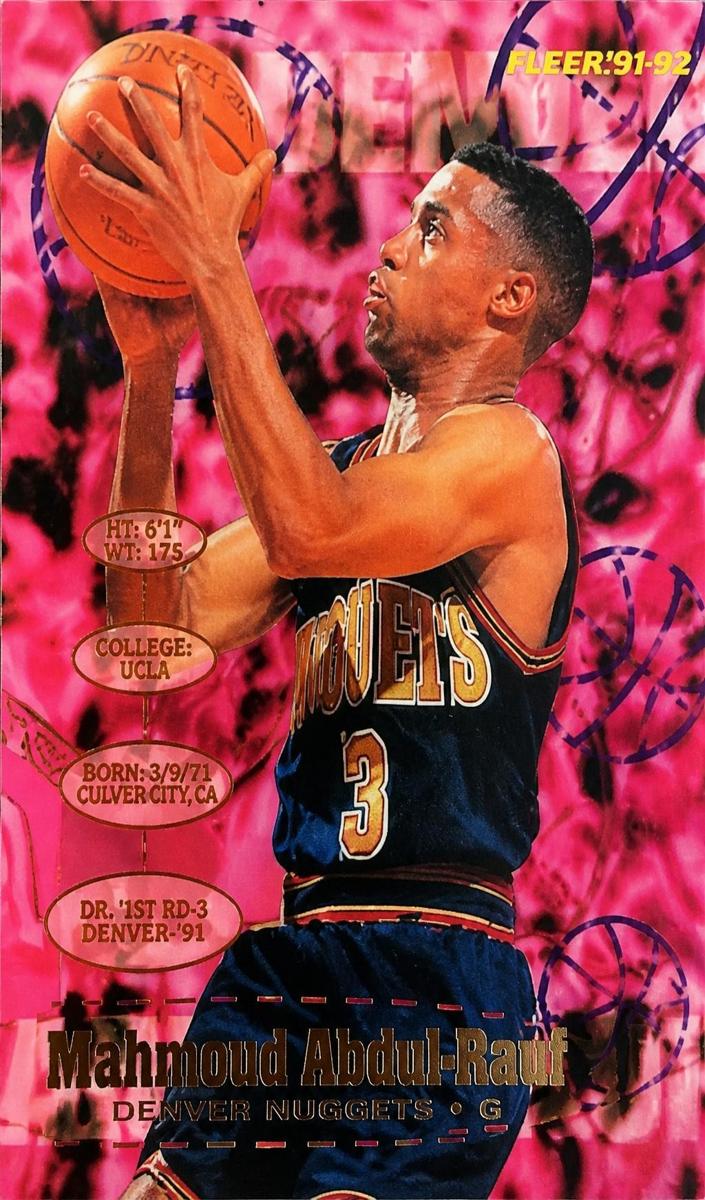 1995 Fleer Mahmoud Abdul-Rauf #41 card