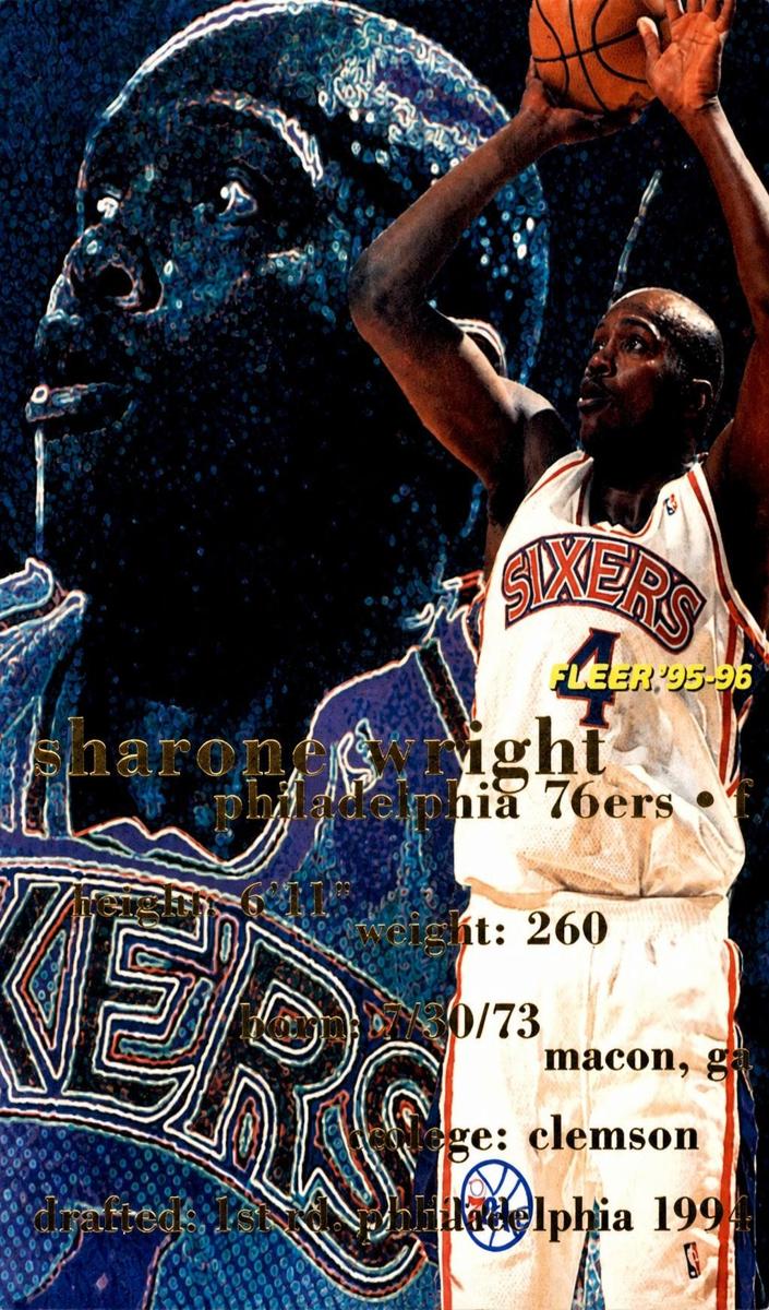 1995 Fleer Sharone Wright #140 card
