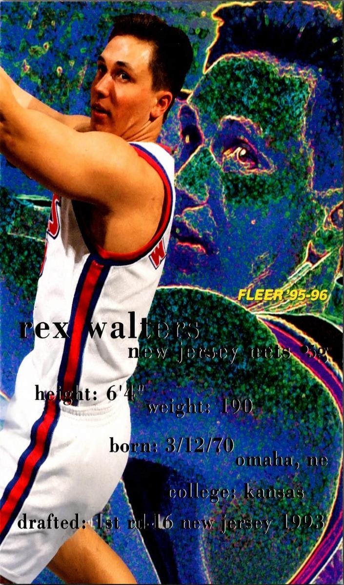 1995 Fleer Rex Walters #118 card