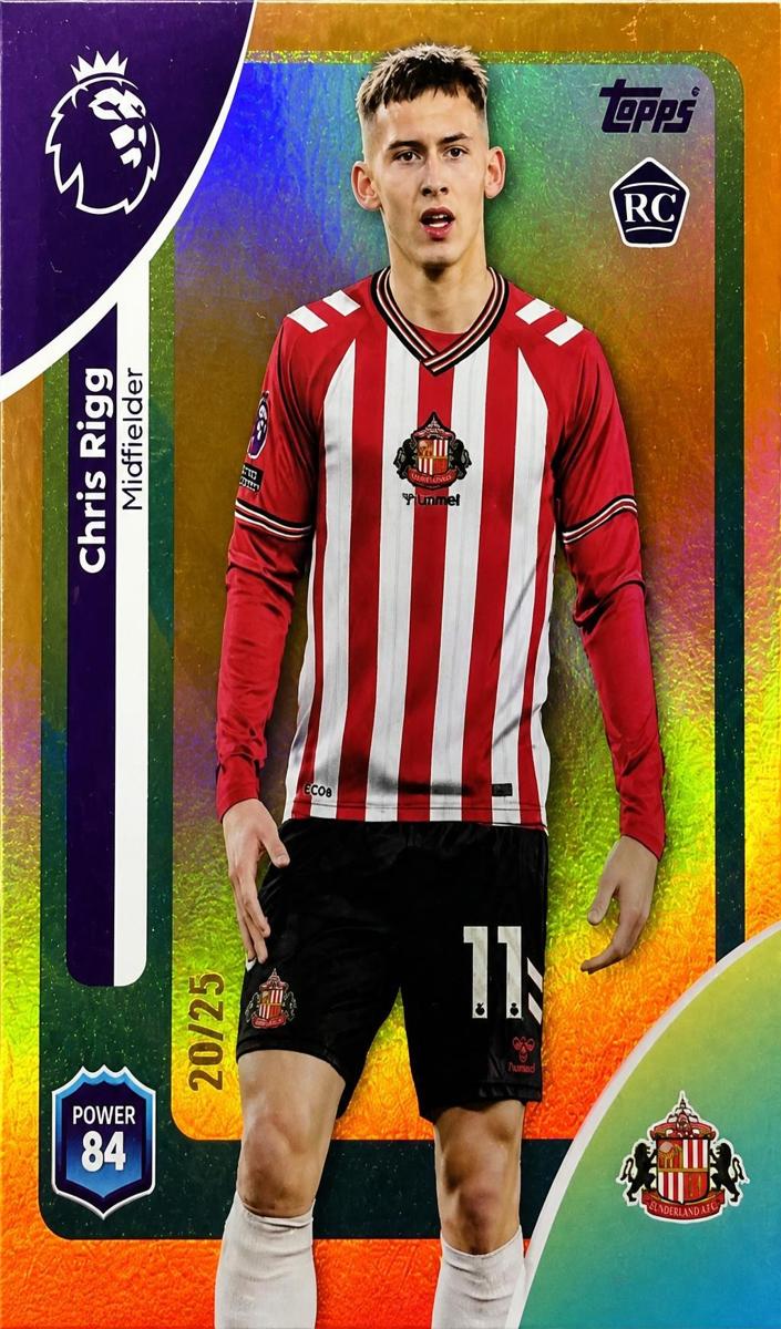2025 Topps Premier League Chris Rigg #349 card