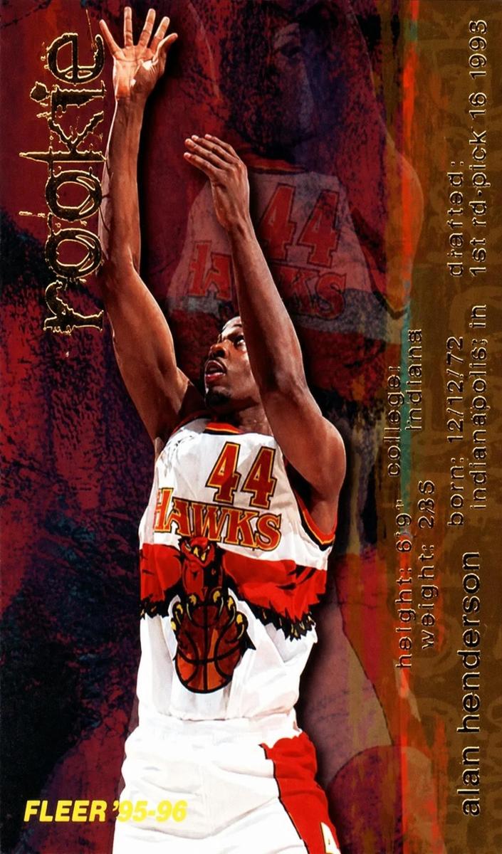 1995 Fleer Alan Henderson #294 card
